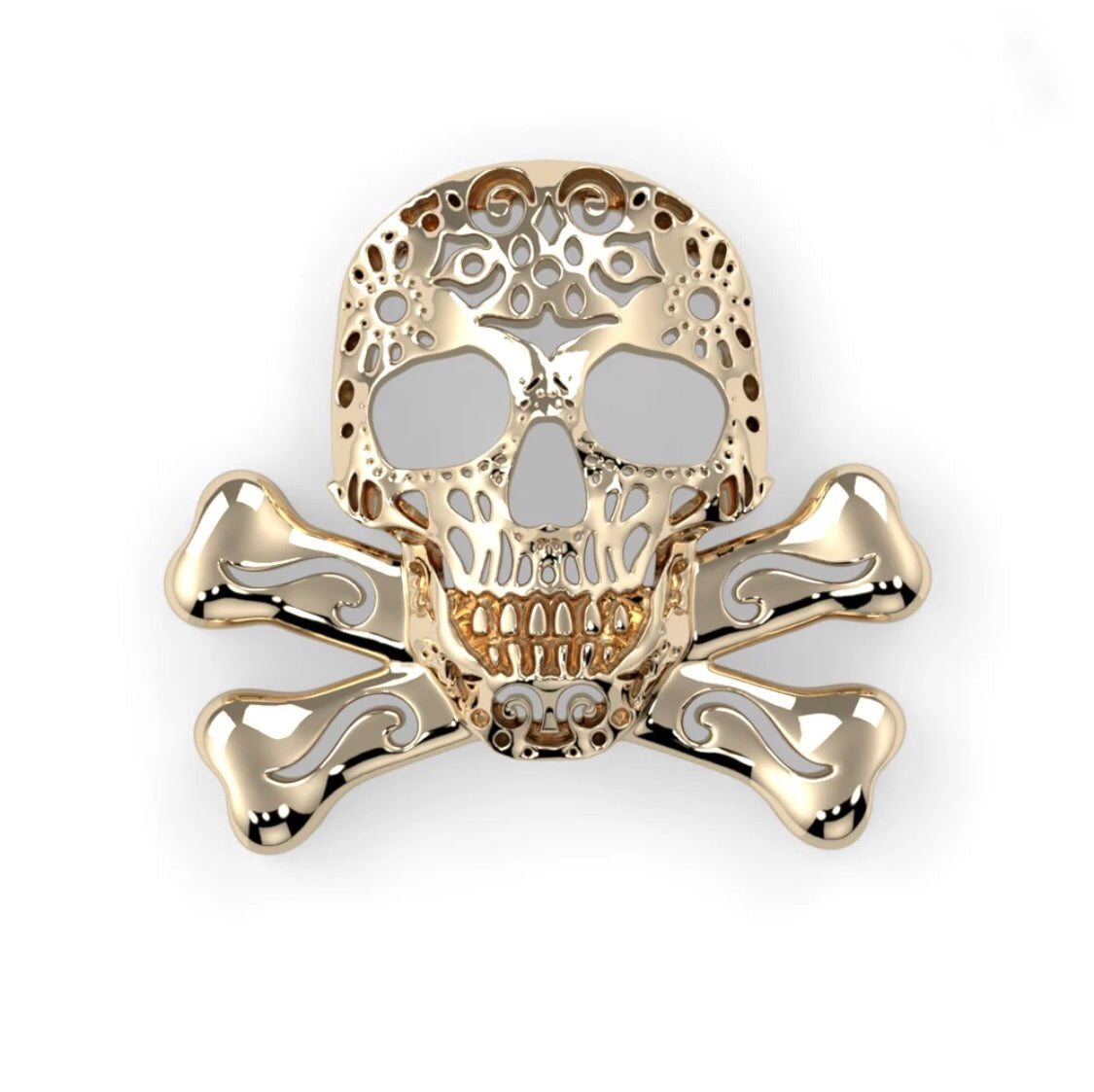 Filigree Skull & Crossbones