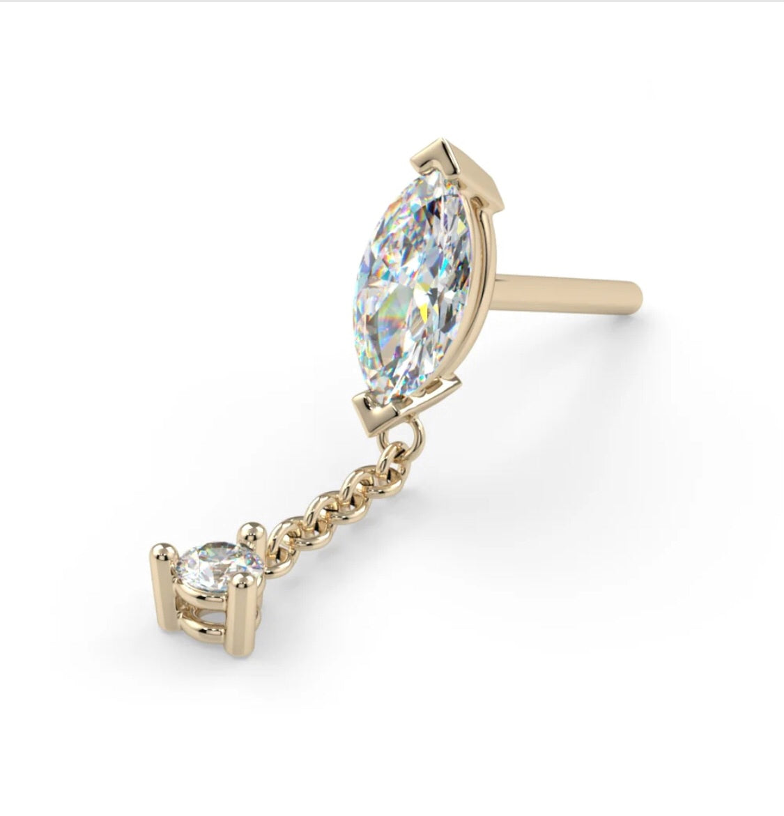 Marquise (Prong Set) Dangle End