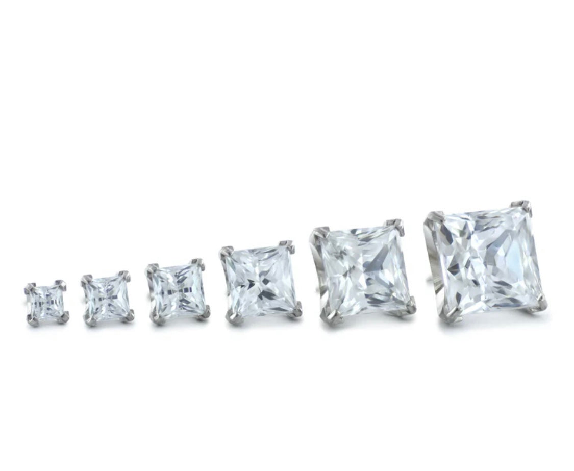 Titanium Princess Cut Prongs